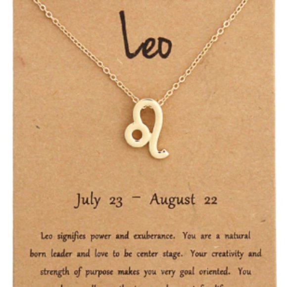 Leo Zodiac Sign Constellation Pendant - Picture 1 of 1